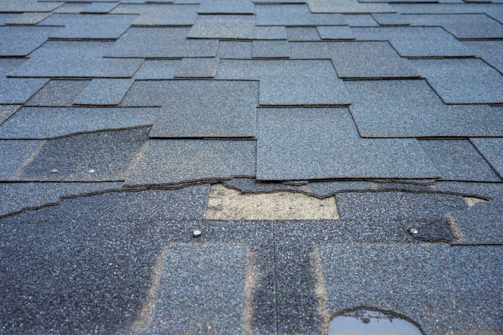 Iowa Roof Broken Shingles